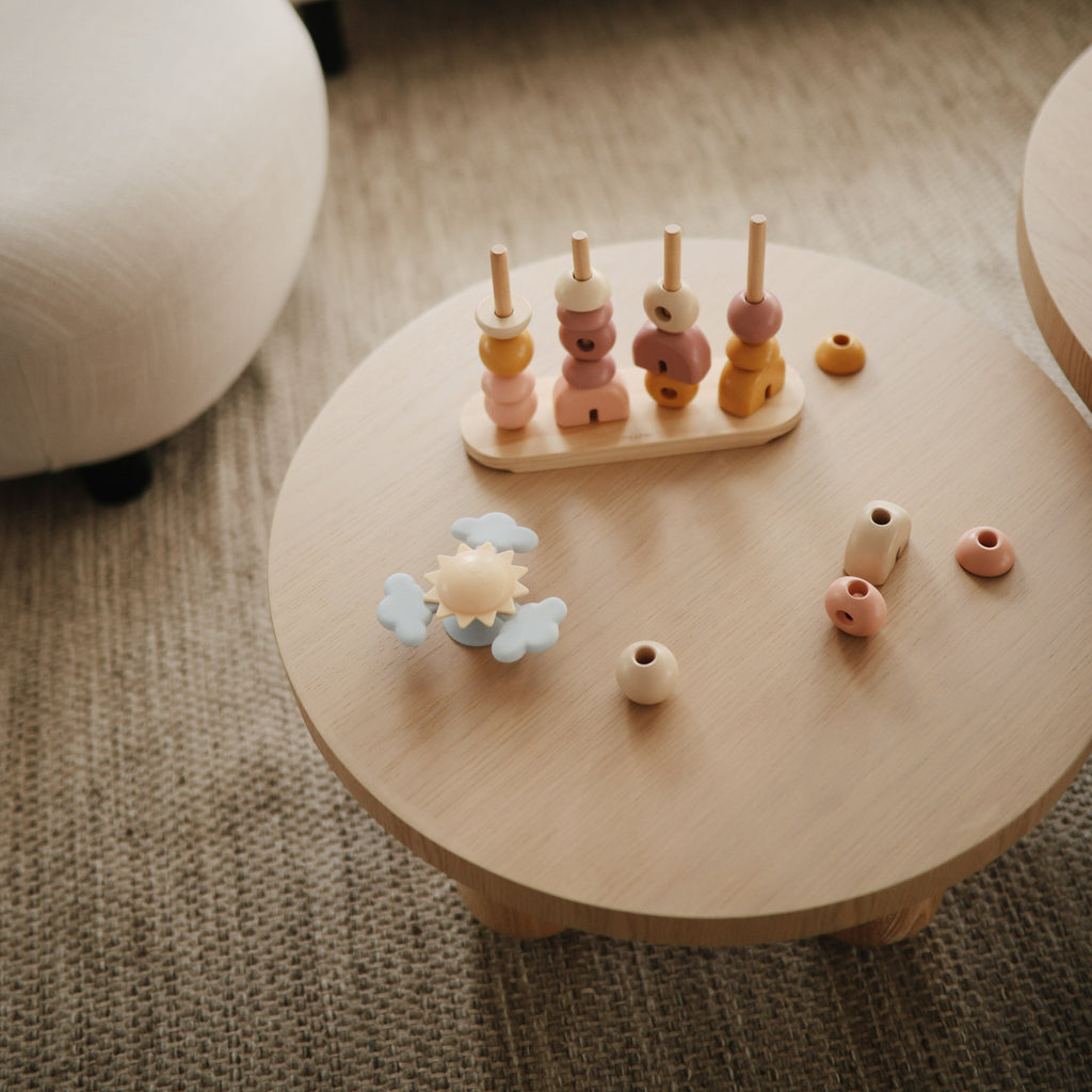 Mushie Wooden Multi Shape Stacker | Playroom Avenue
