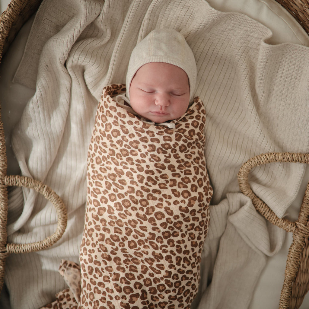 Mushie Organic Cotton Muslin Swaddle Blanket | Playroom Avenue