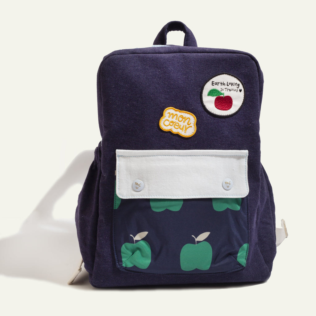 Mon Coeur Recycled Materials Apple Backpack