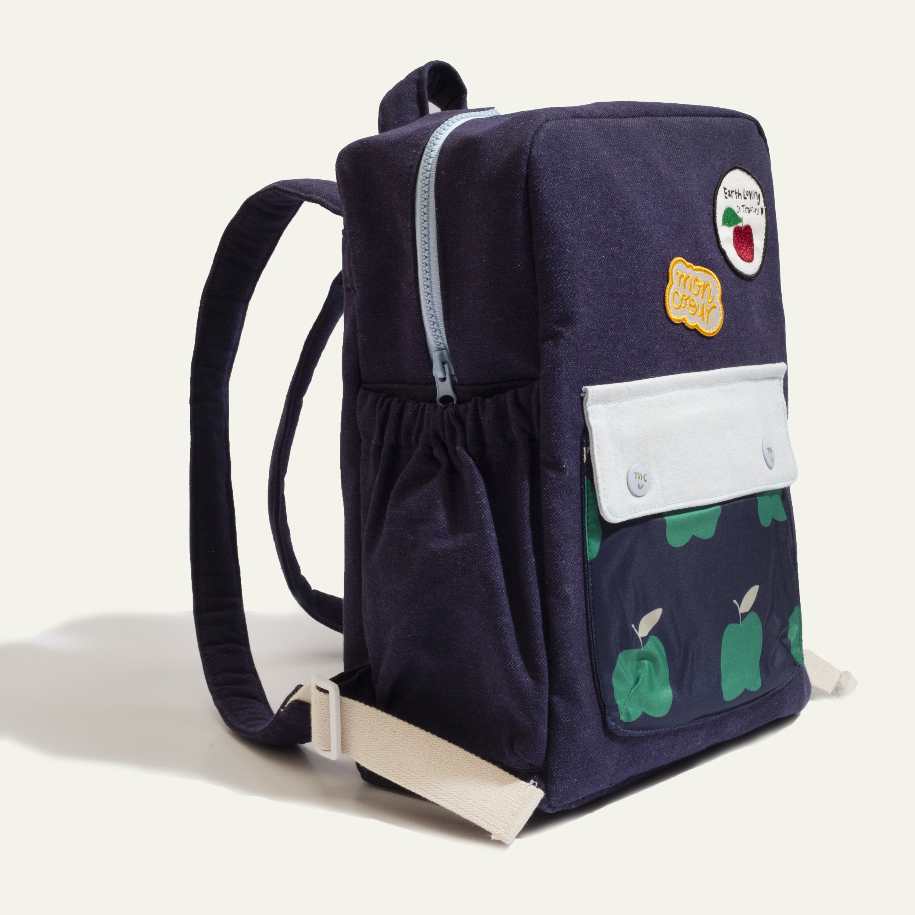 Mon Coeur Recycled Materials Apple Backpack