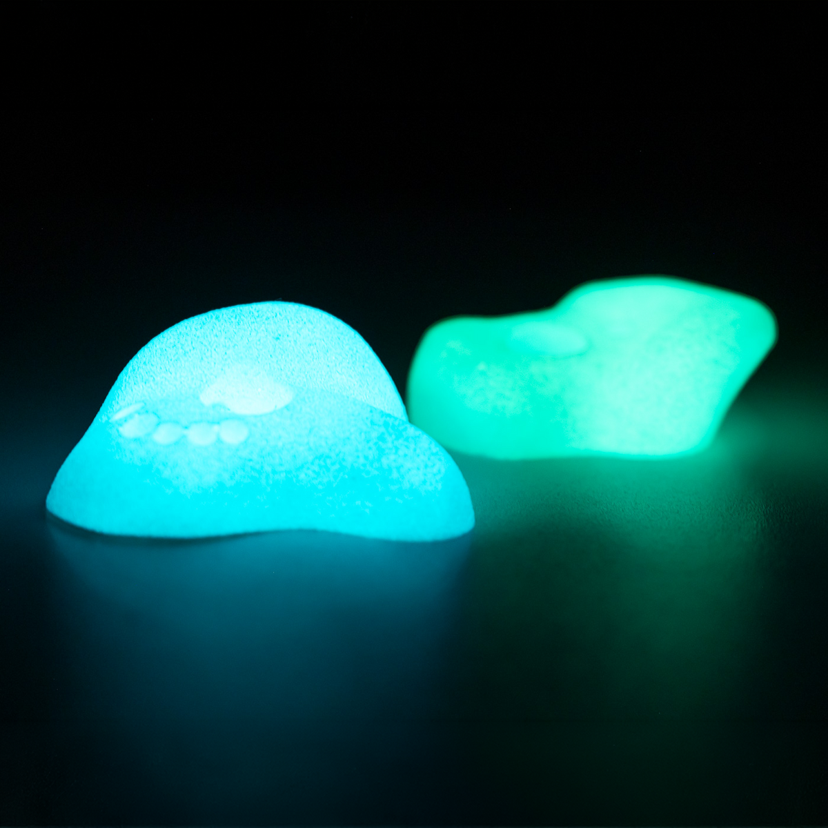 Everett & Avery Co. Premium Rock Climbing Holds (Aurora) - Glow-in-the-Dark Rock | Playroom Avenue