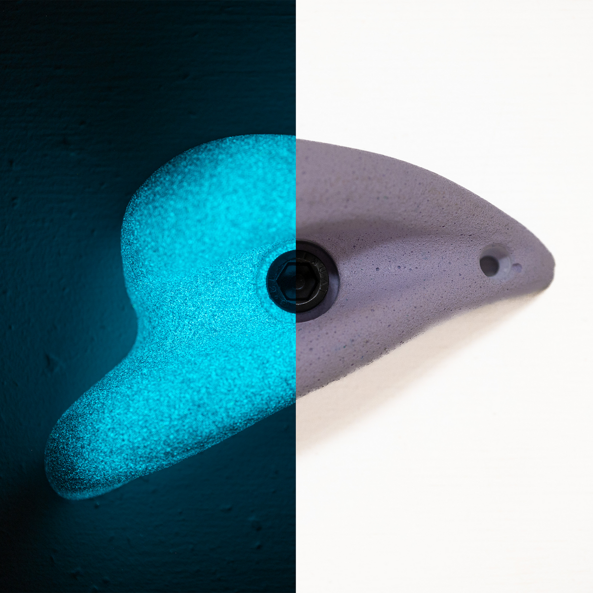 Everett & Avery Co. Premium Rock Climbing Holds (Aurora) - Glow-in-the-Dark Rock | Playroom Avenue