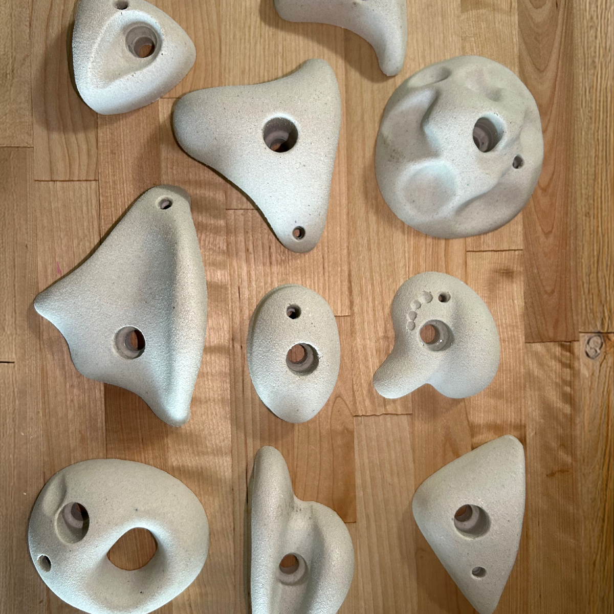 Everett & Avery Co. Premium Rock Climbing Holds (Moon Rocks) - Indoor Climbing Wall | Playroom Avenue