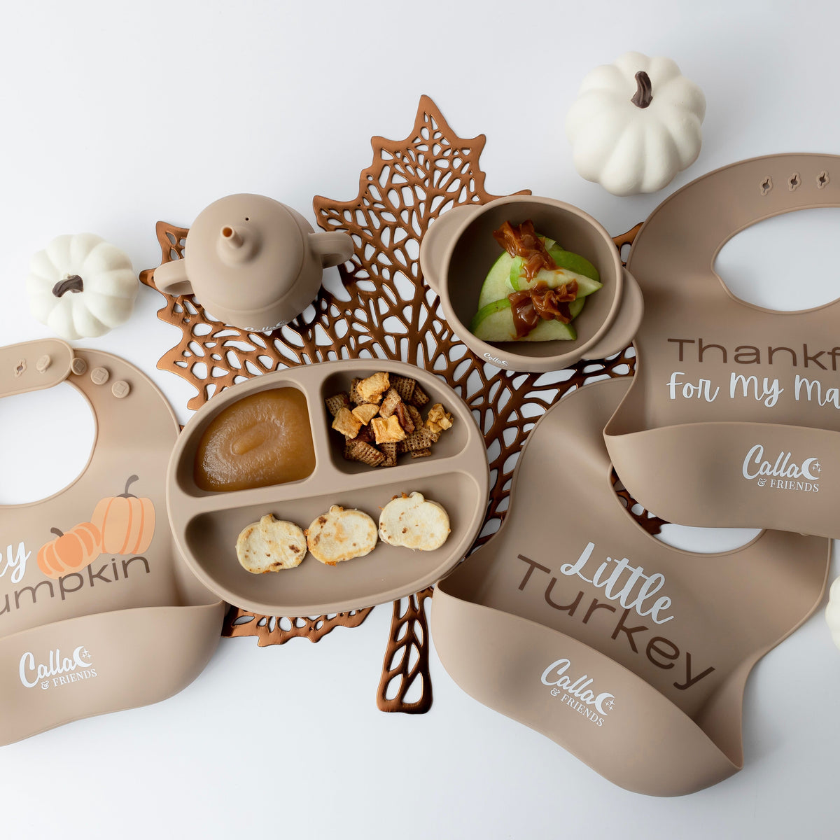 The Pumpkin Patch Suction Bowl | Playroom Avenue
