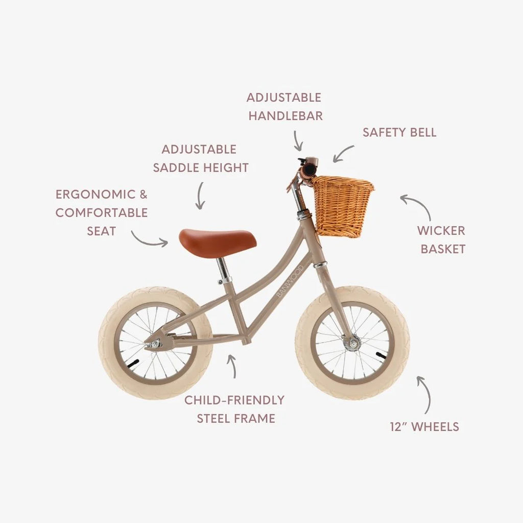 Banwood First Go Balance Bike Vintage - Playroom Avenue