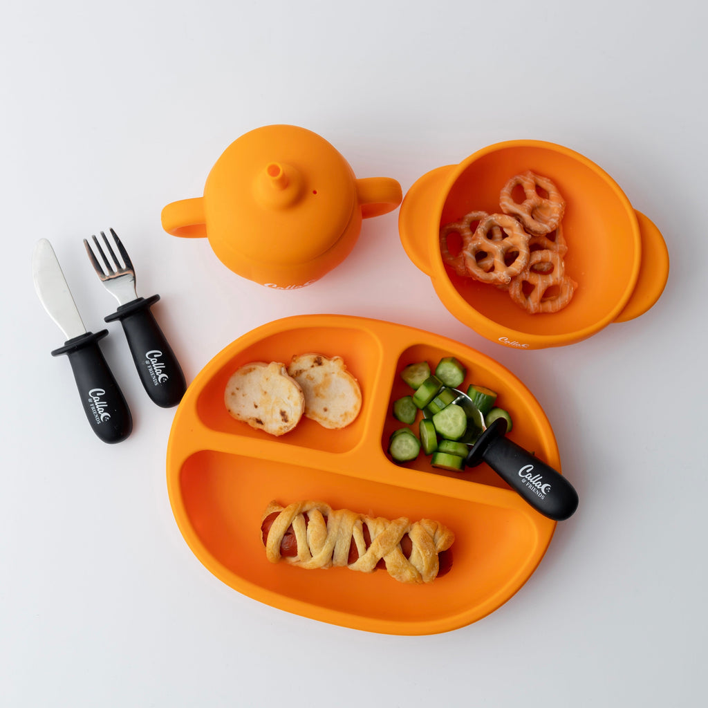 The Pumpkin Patch Suction Plate | Playroom Avenue