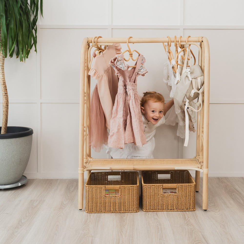 Momiji Belle Kids Montessori Clothing Rack | Playroom Avenue