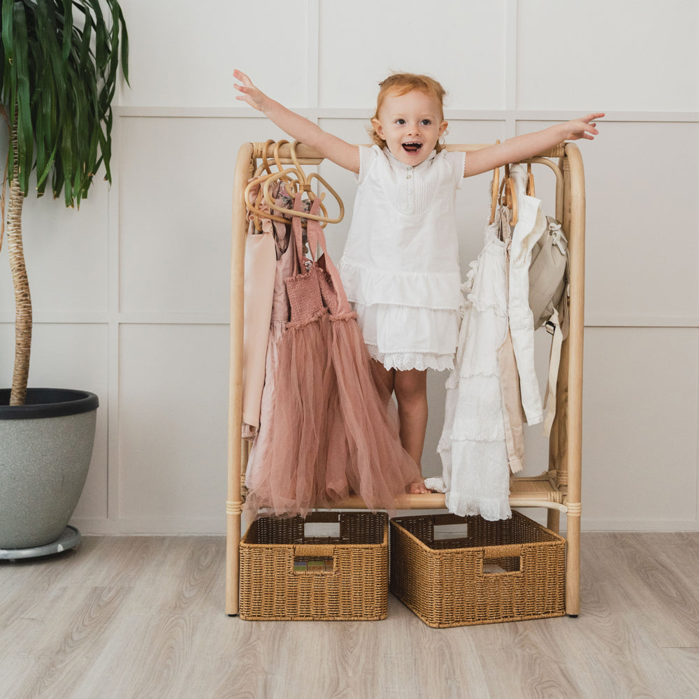 Momiji Belle Kids Montessori Clothing Rack | Playroom Avenue