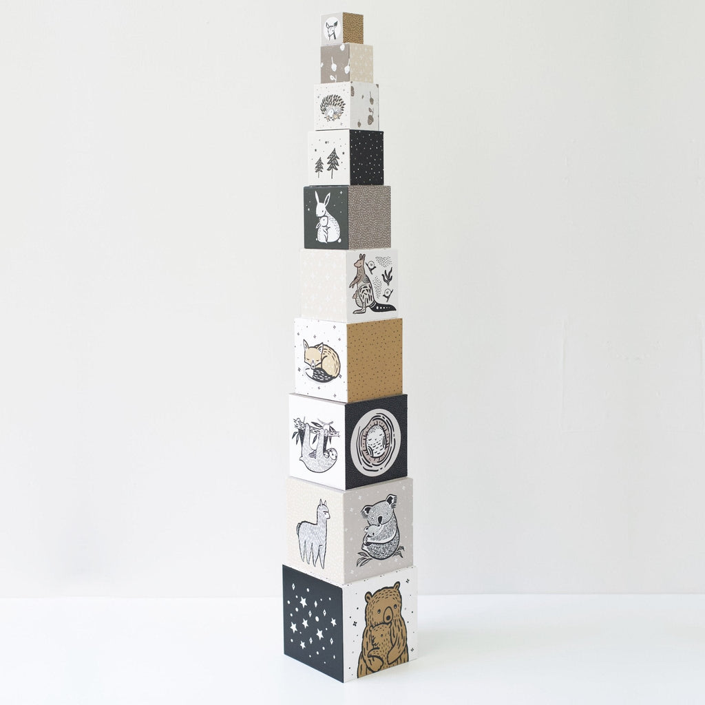 Wee Gallery Nesting Blocks - Baby Animals | Playroom Avenue