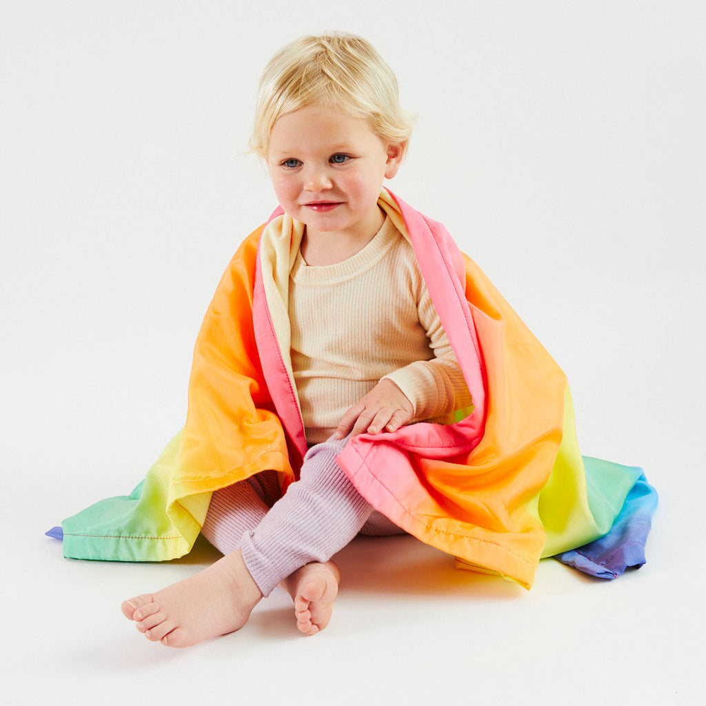 Sarah's Silks Rainbow Baby Blanket | Playroom Avenue