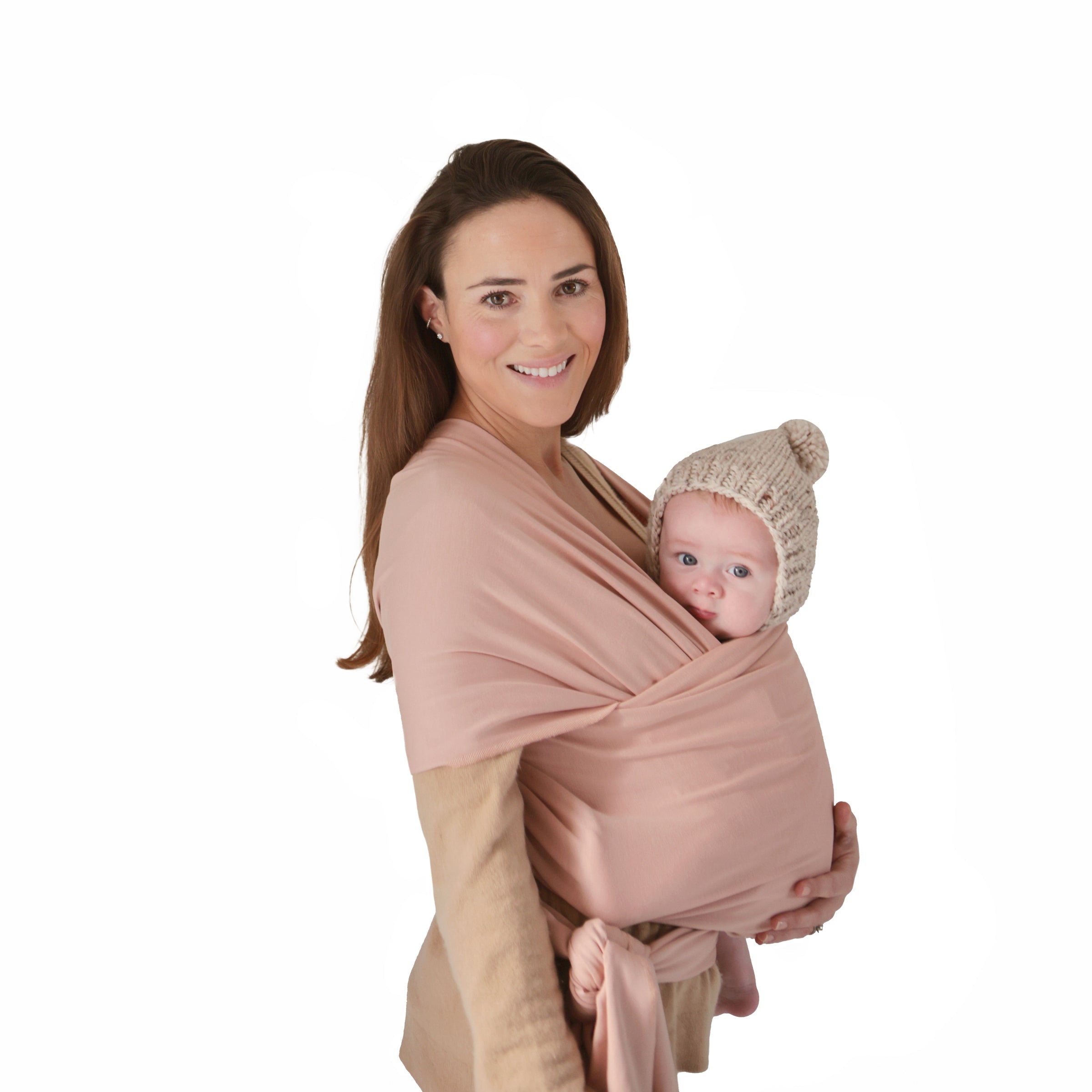 Mushie Baby Wrap Blush | Playroom Avenue