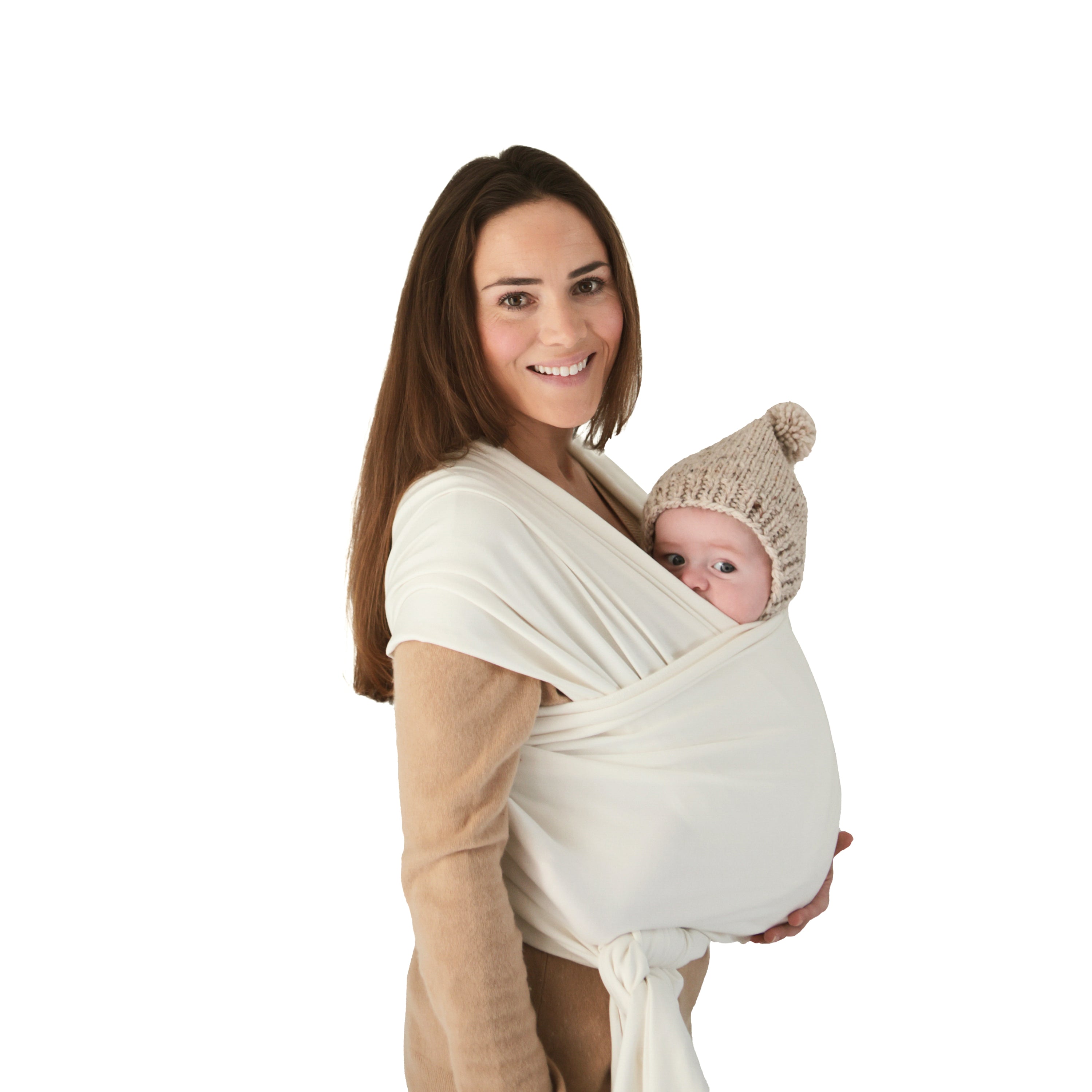 Mushie Baby Wrap Ivory | Playroom Avenue