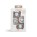 Mushie FRIGG Baby's First Pacifier Moonlight Sailing (Powder Blue) 4-Pack | Playroom Avenue