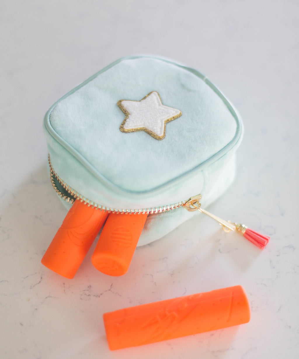 Velvet Blue Pouch - Limited Edition | Playroom Avenue