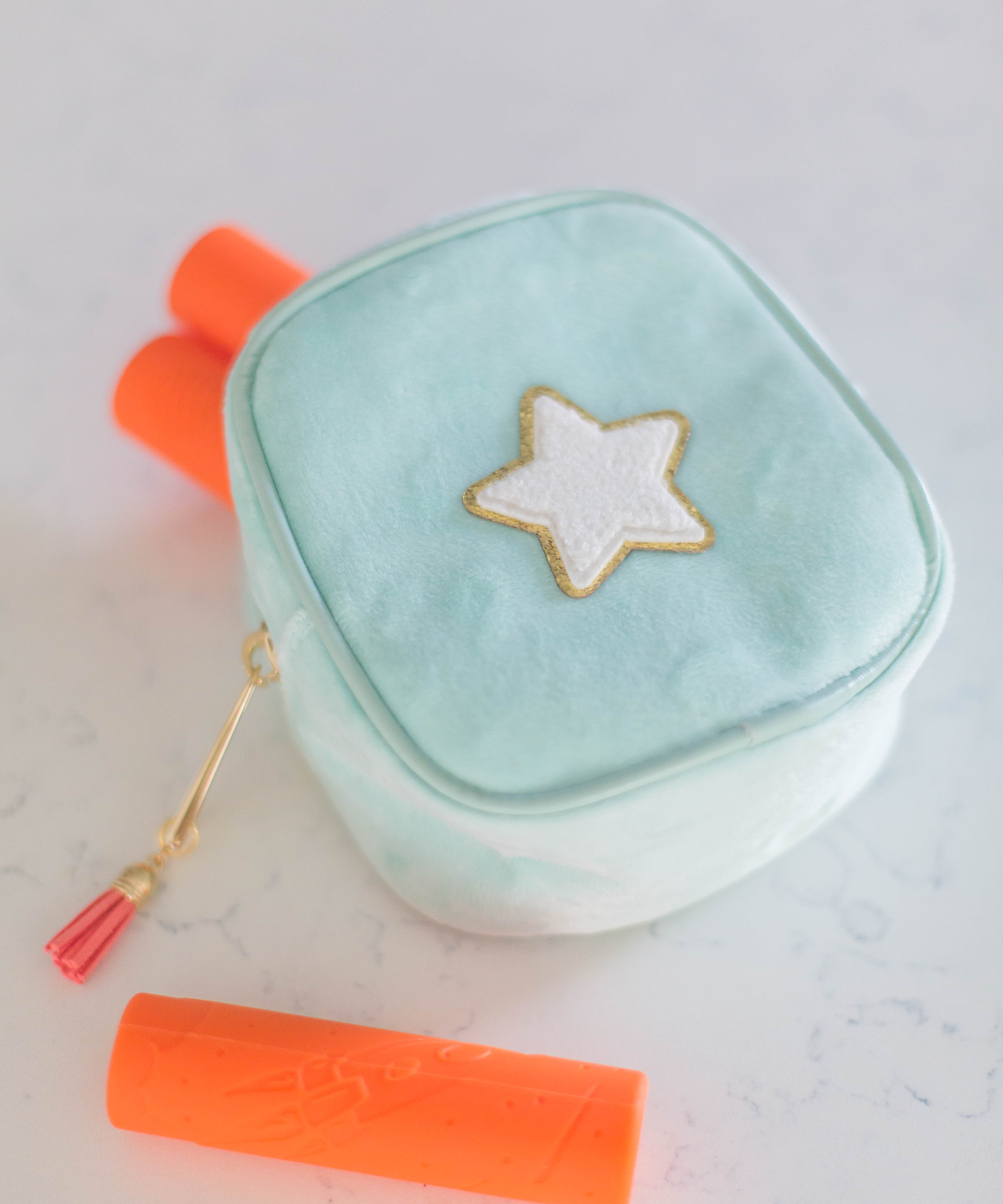 Velvet Blue Pouch - Limited Edition Soft Blue | Playroom Avenue