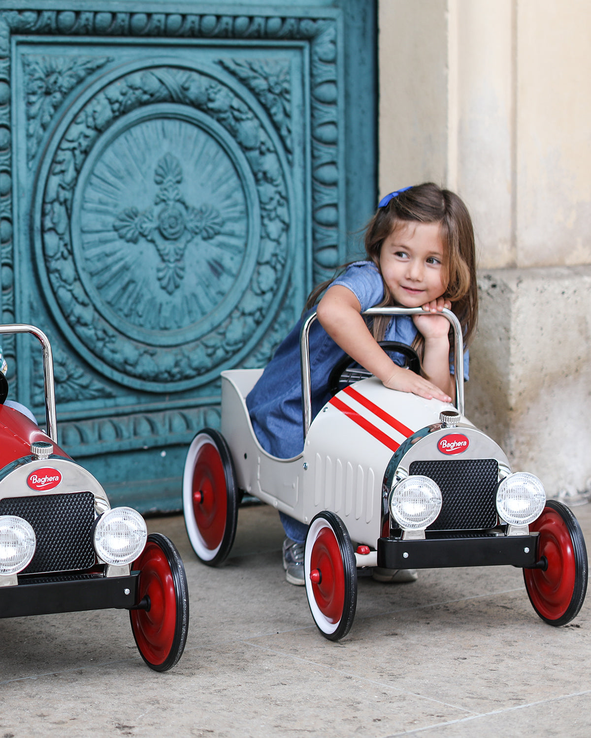 Baghera Ride-On CLASSIC PEDAL CAR White