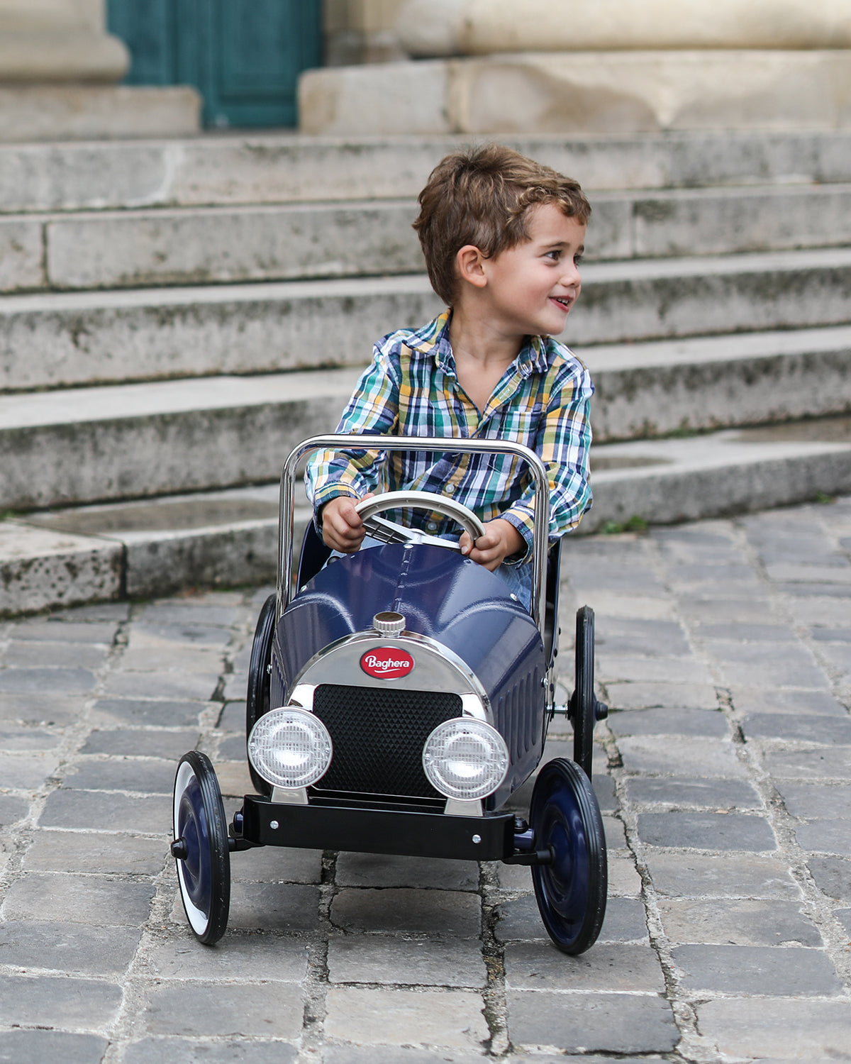 Baghera Ride-On CLASSIC PEDAL CAR Blue