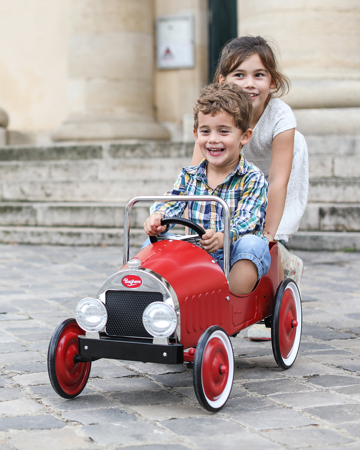 Baghera Ride-On CLASSIC PEDAL CAR  Red