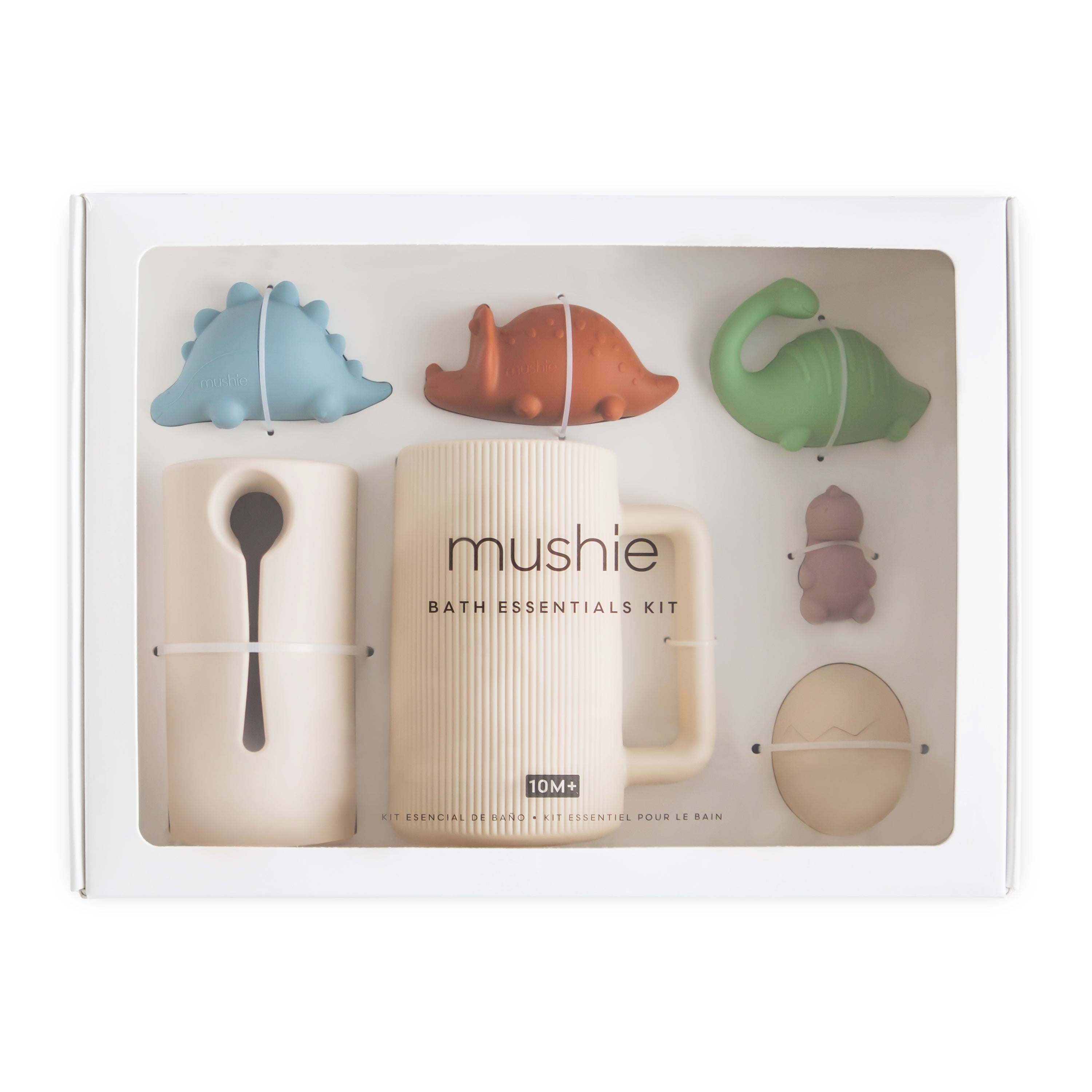 Mushie Dino Bath Essentials Kit | Playroom Avenue