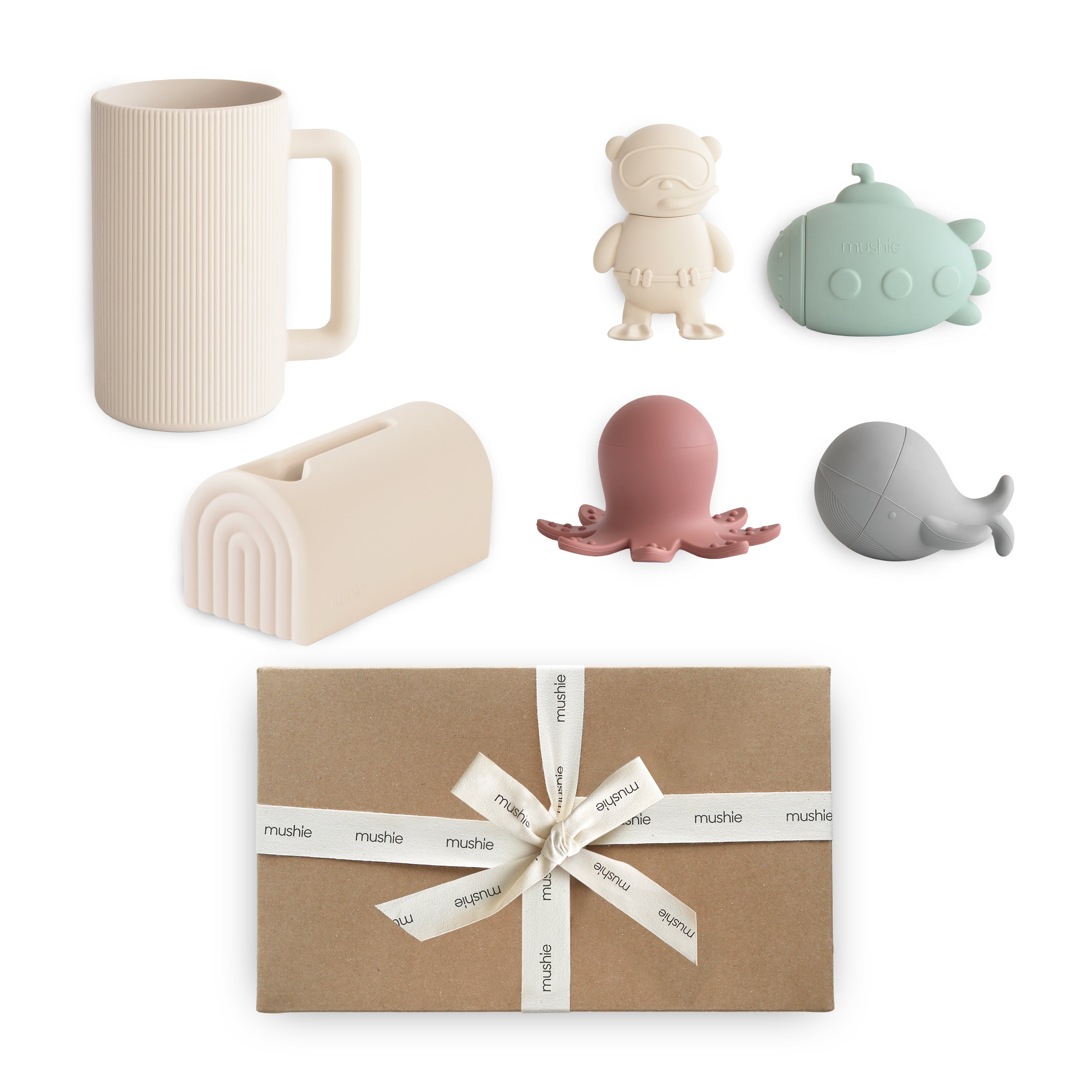 Mushie Sealife Bath Essentials Kit | Playroom Avenue