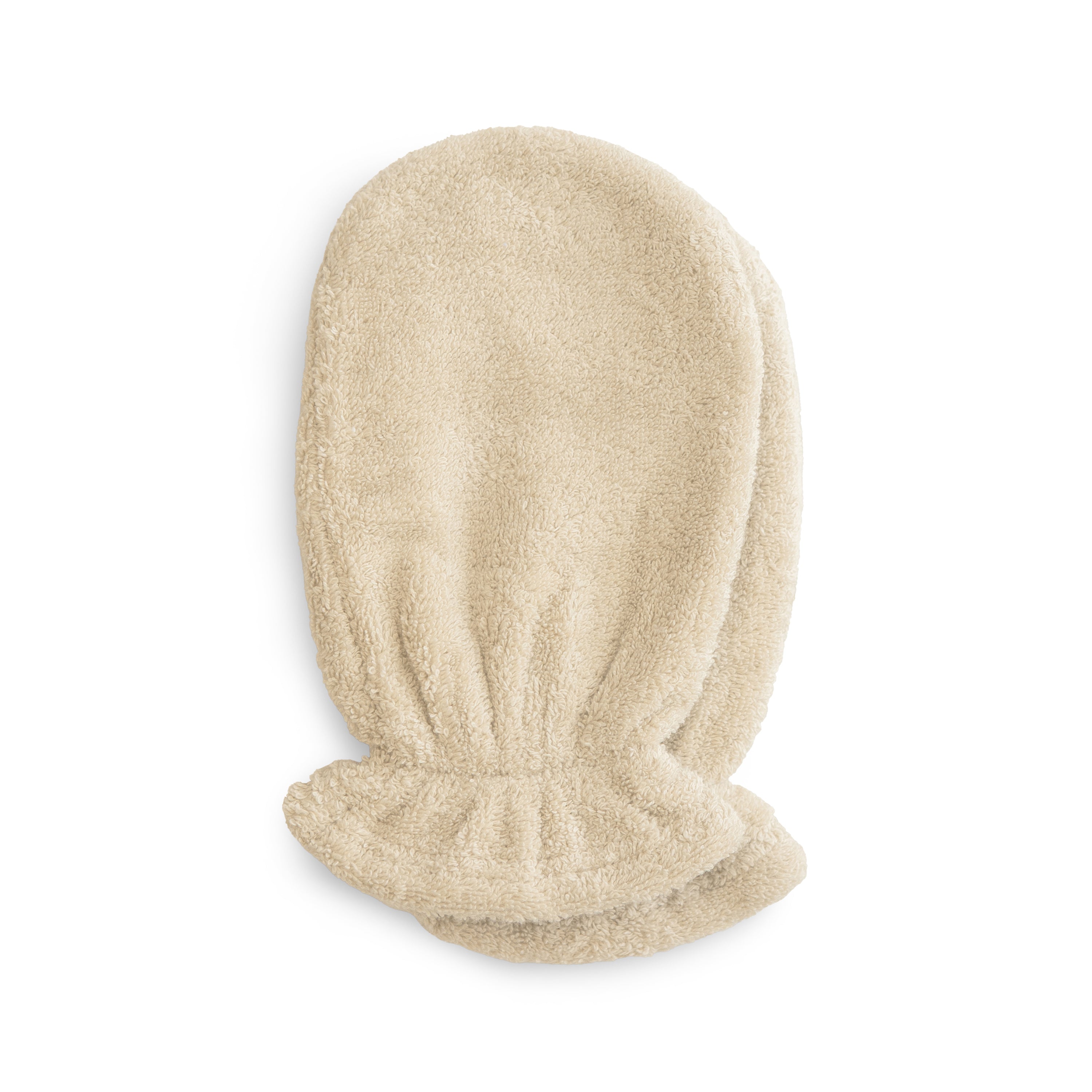 Mushie Organic Cotton Bath Mitt Fog | Playroom Avenue
