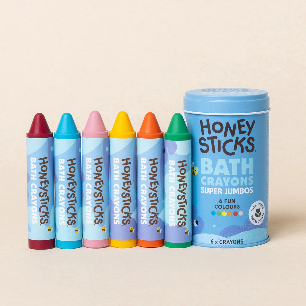 Honeysticks Bath Crayons Super Jumbos 6pk | Playroom Avenue