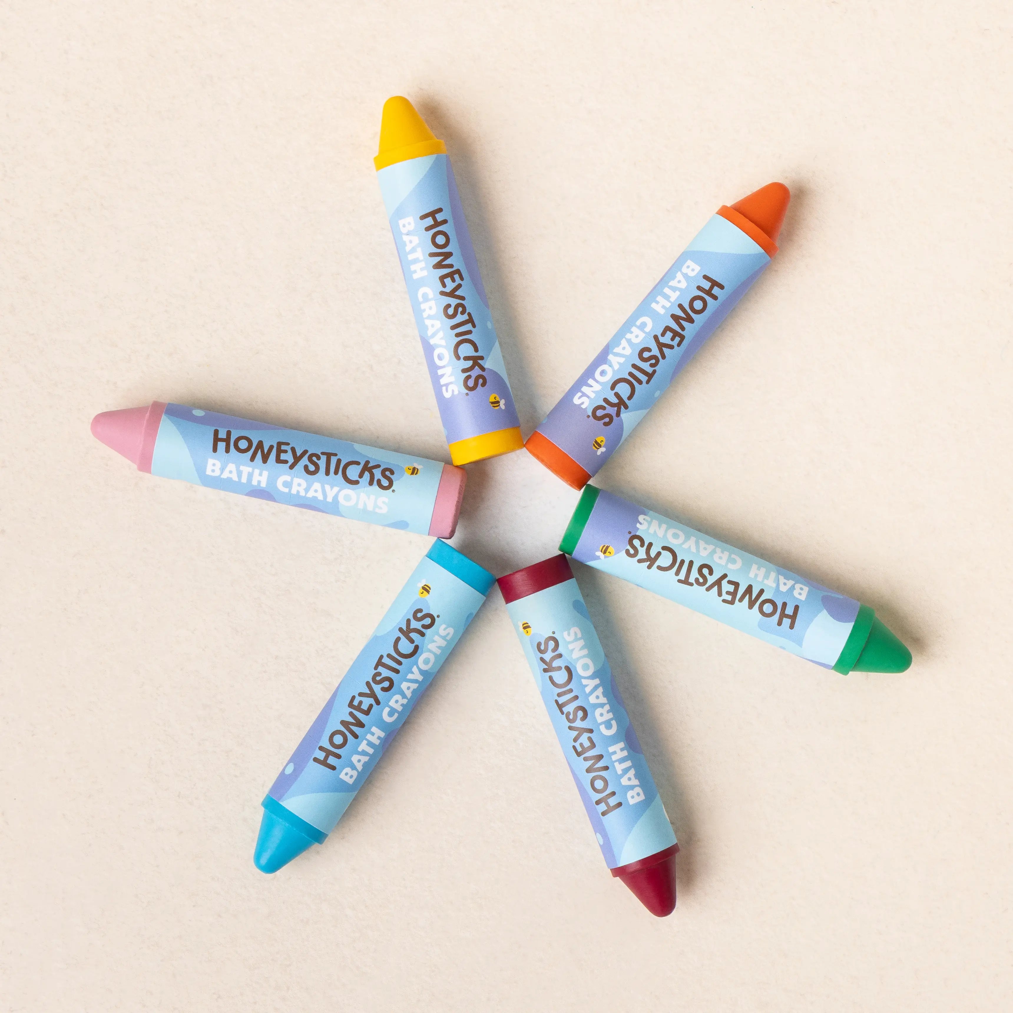 Honeysticks Bath Crayons Super Jumbos 6pk | Playroom Avenue