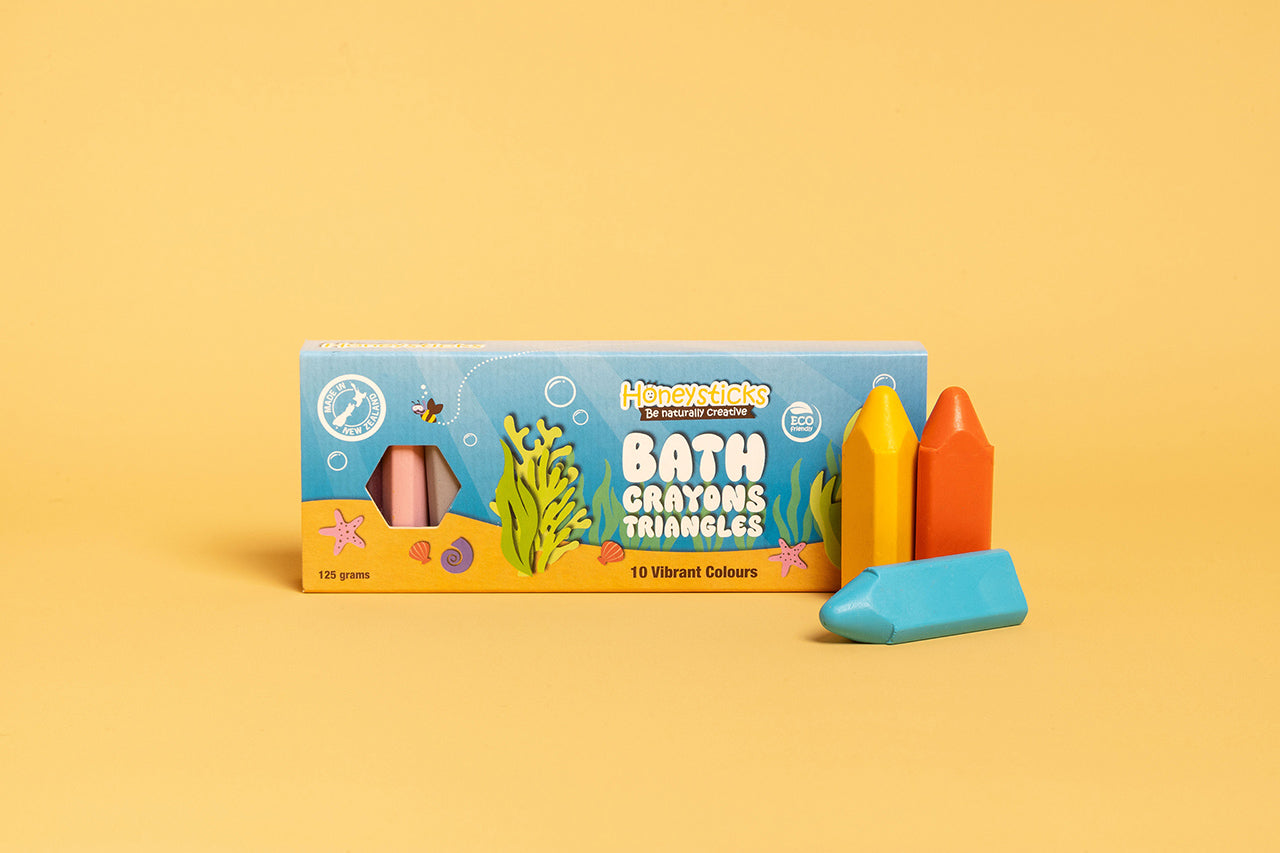 Honeysticks Bath Crayon Triangles | Playroom Avenue
