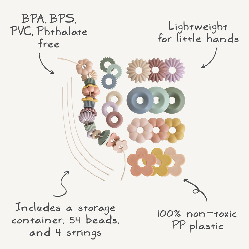 Mushie Bead Lacing Toy Set | Playroom Avenue