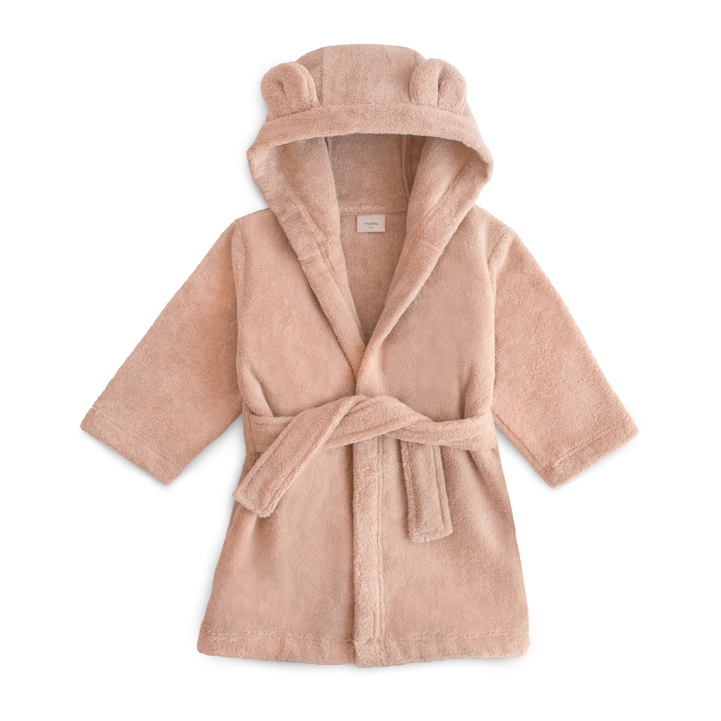 Mushie Bear Robe Blush | Playroom Avenue