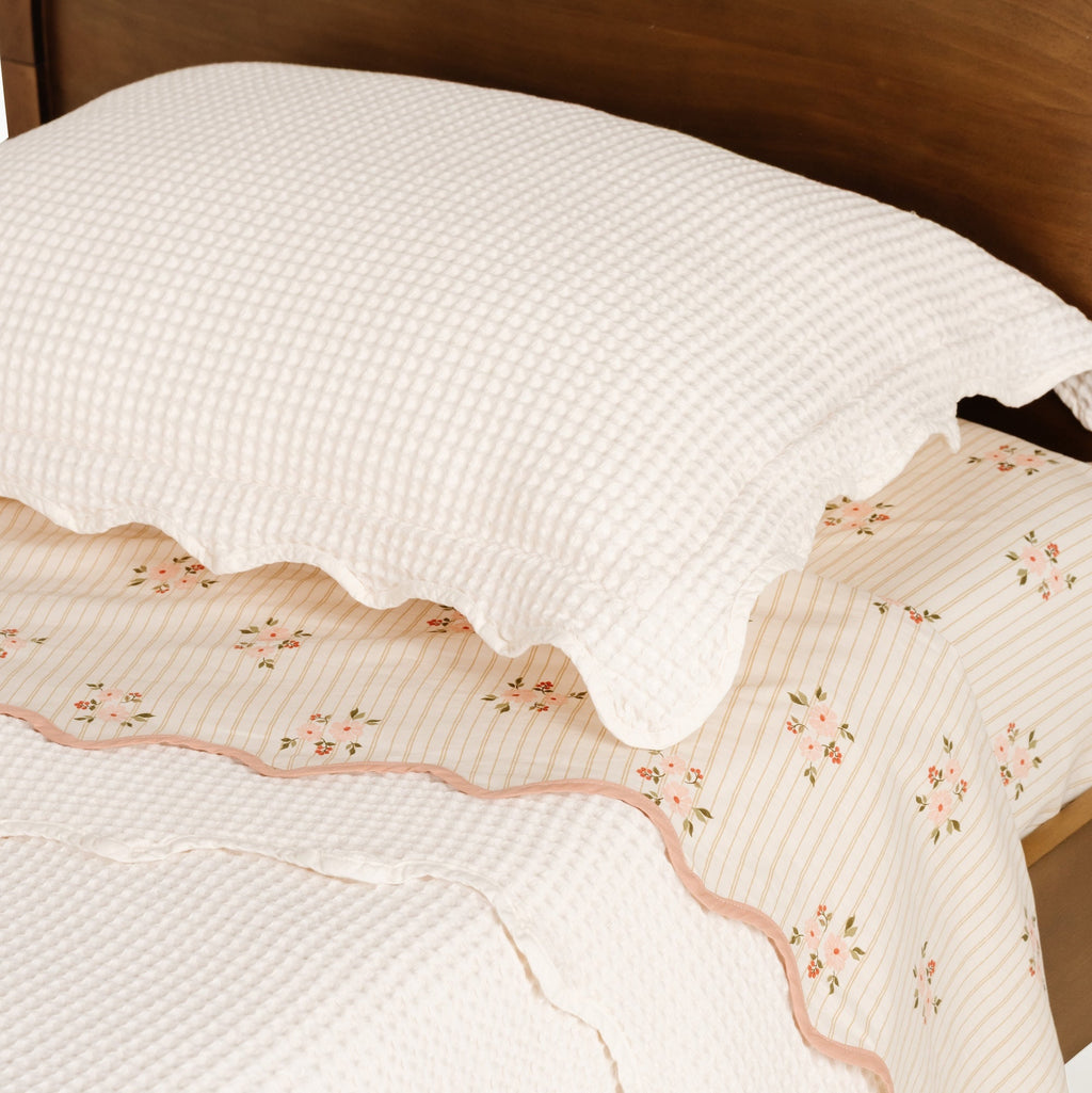 Wholesale Waffle Knit Coverlet Set | Playroom Avenue