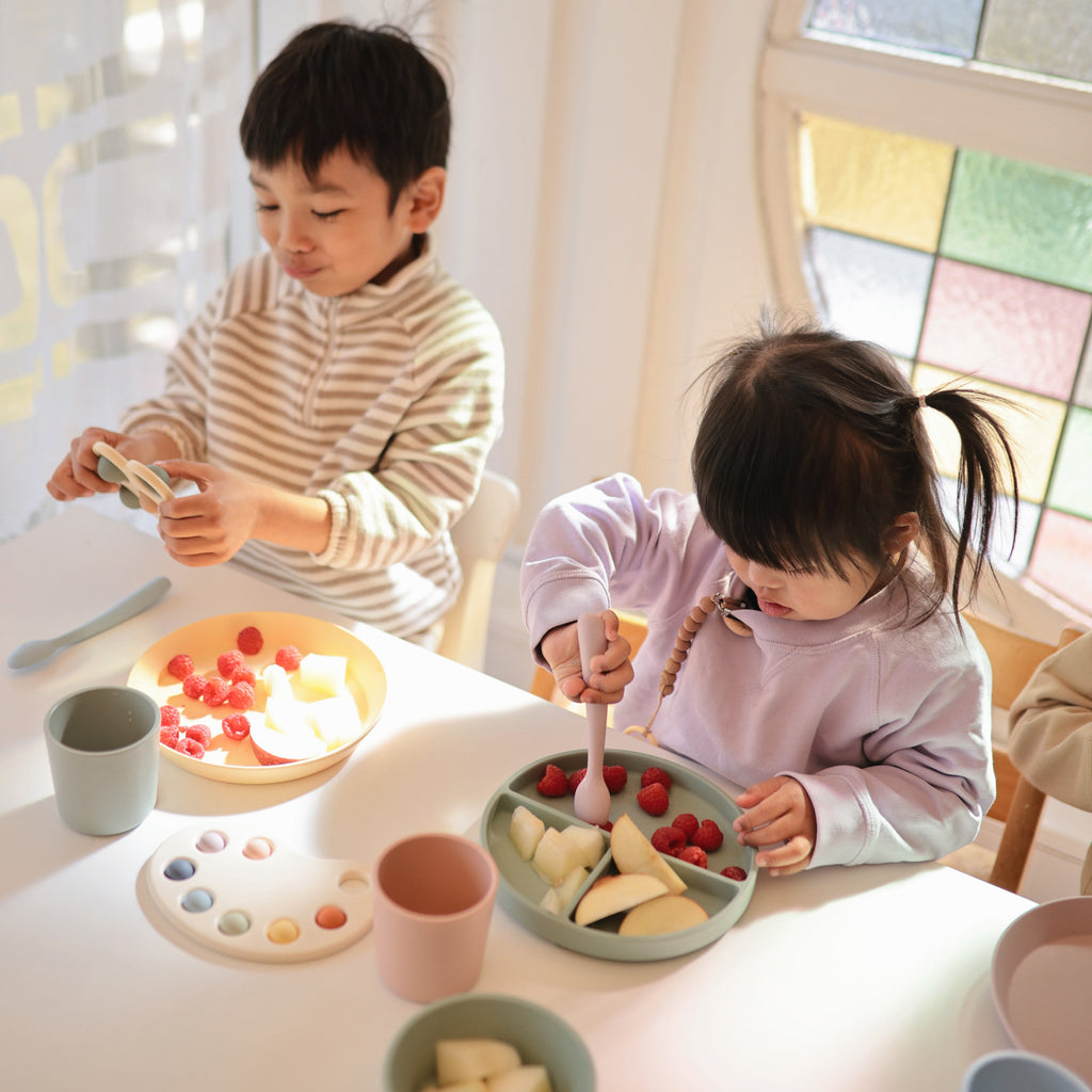 Mushie Paint Palette Press Toy | Playroom Avenue