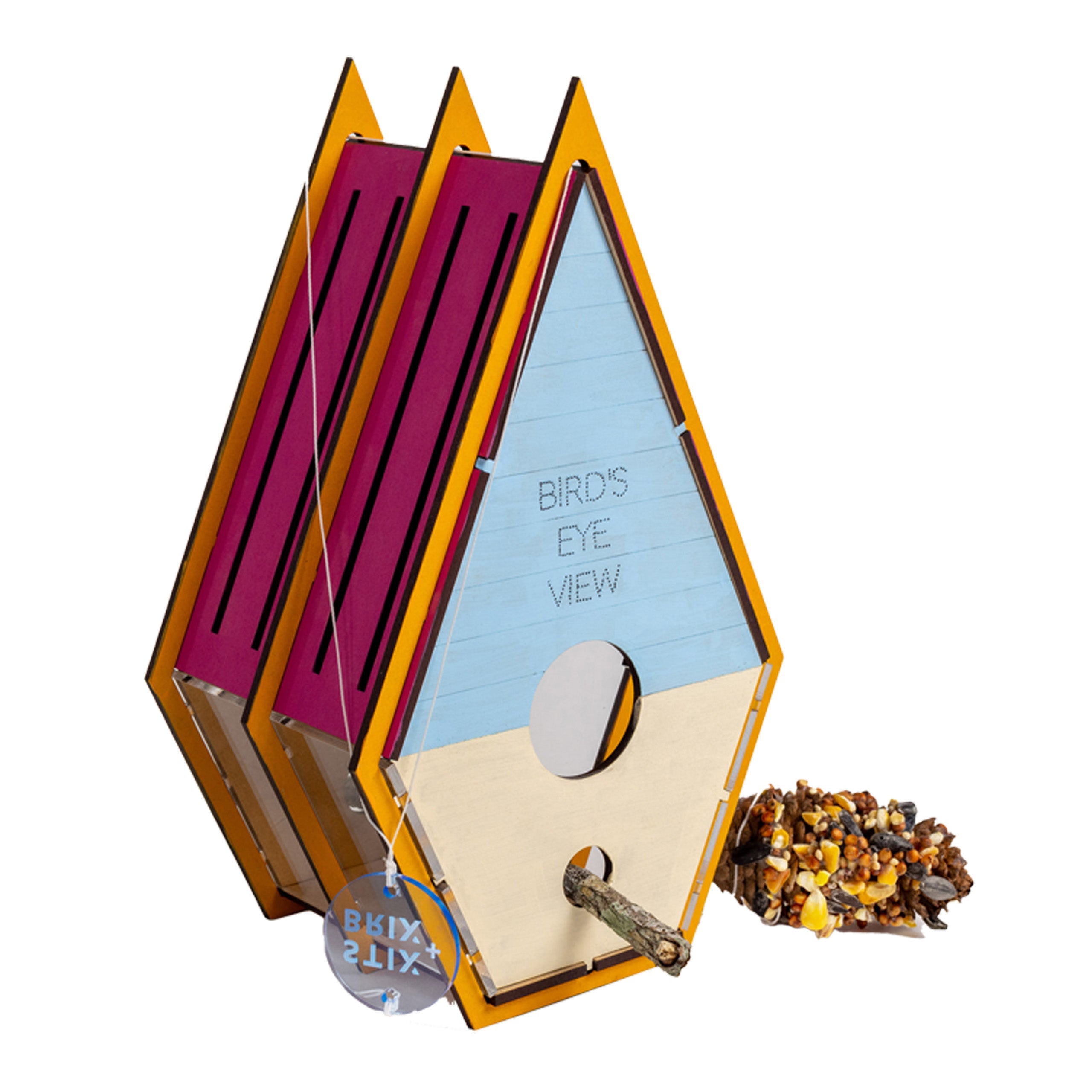 Stix-Brix BIRDHOUSE + FEEDER | Playroom Avenue