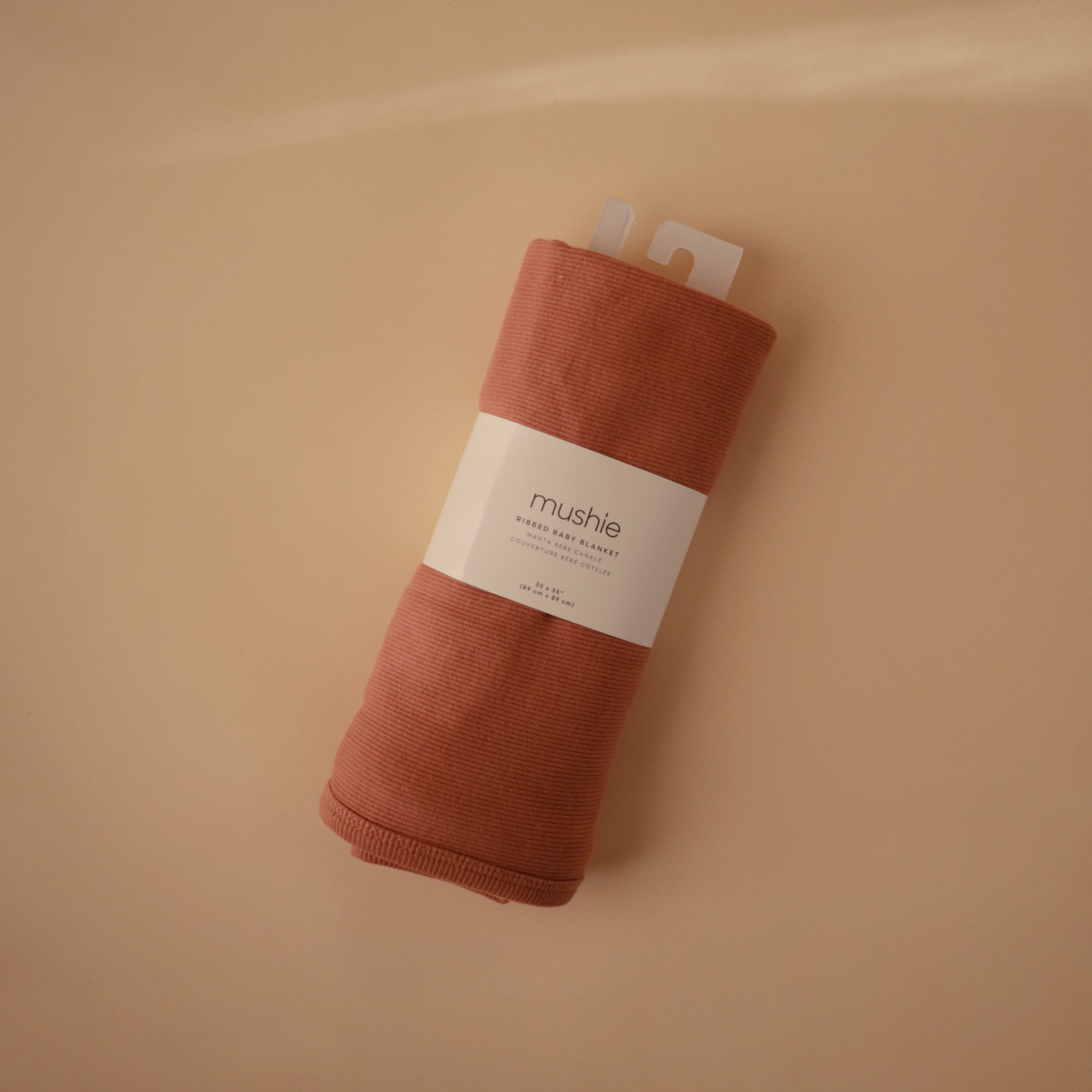 Mushie Ribbed Baby Blanket | Playroom Avenue