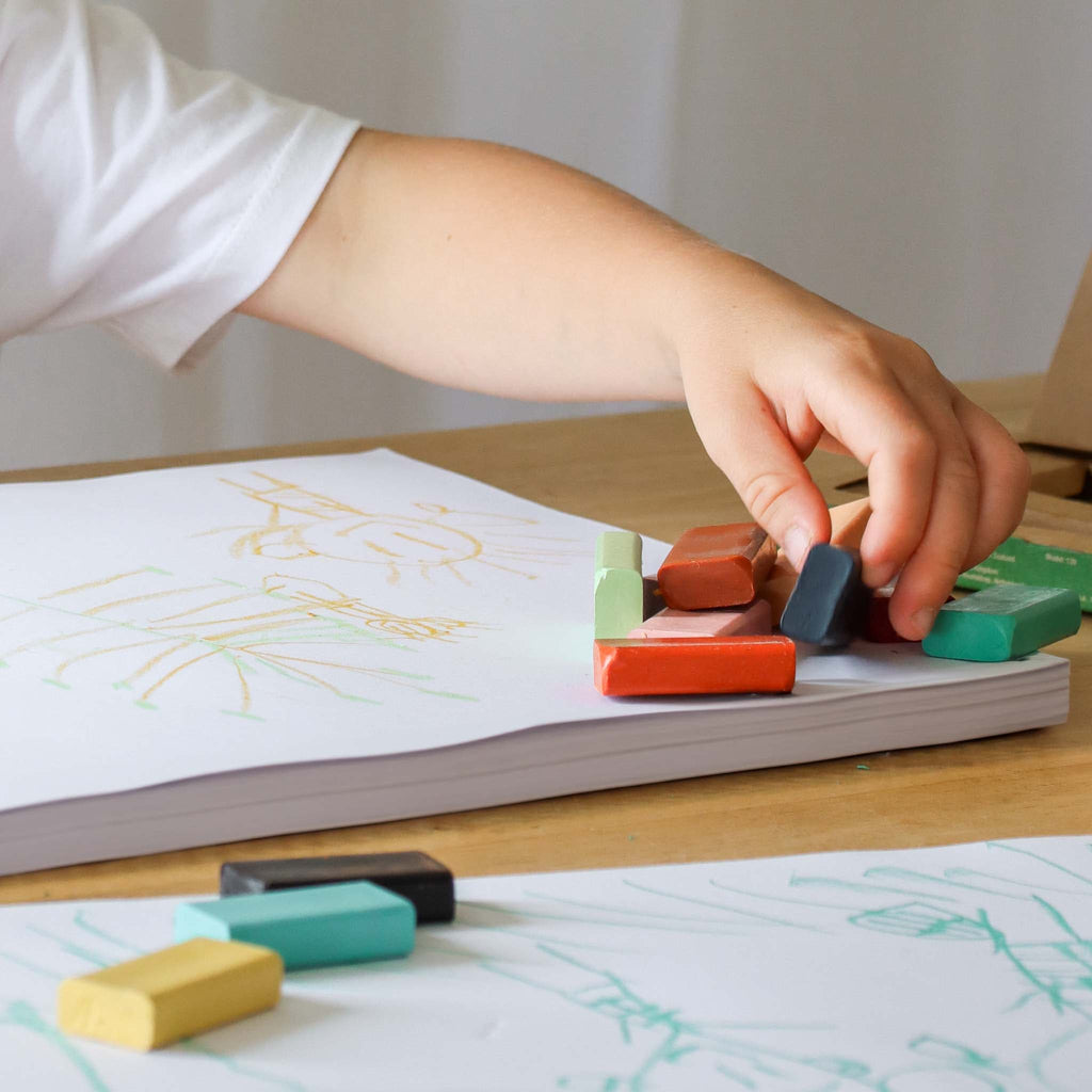 Honeysticks Beeswax Crayons Blocks 12pk | Playroom Avenue