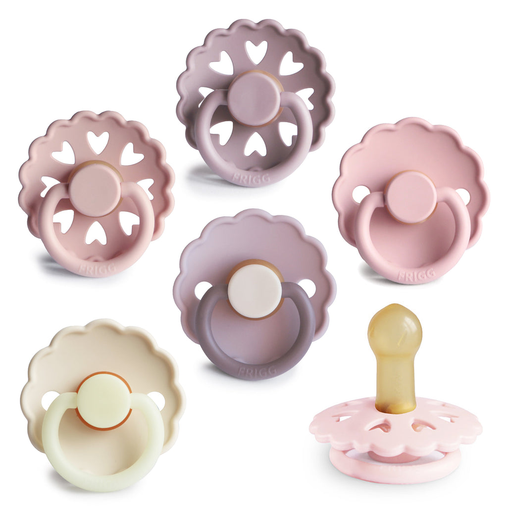 FRIGG Natural Rubber 6-Pack Blooming Love 6-18 Months | Playroom Avenue