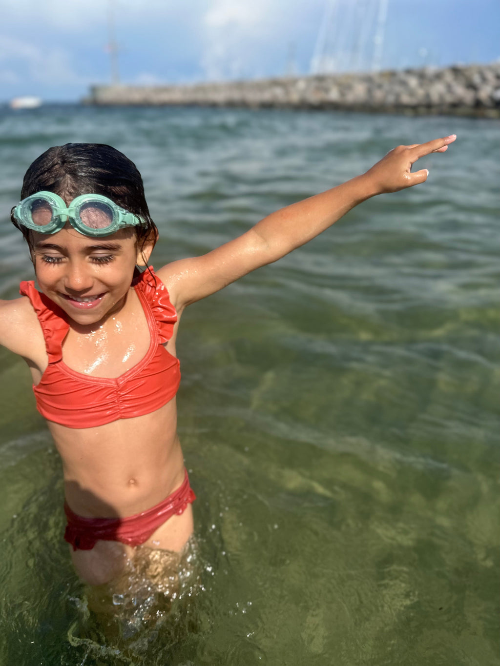 GRECH & CO. Anti UV + Fog Swim Goggles