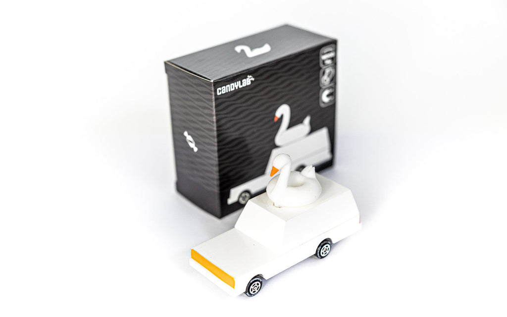 Candylab White Swan Wagon - Playroom Avenue
