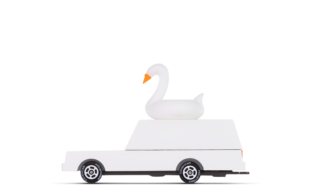 Candylab White Swan Wagon - Playroom Avenue
