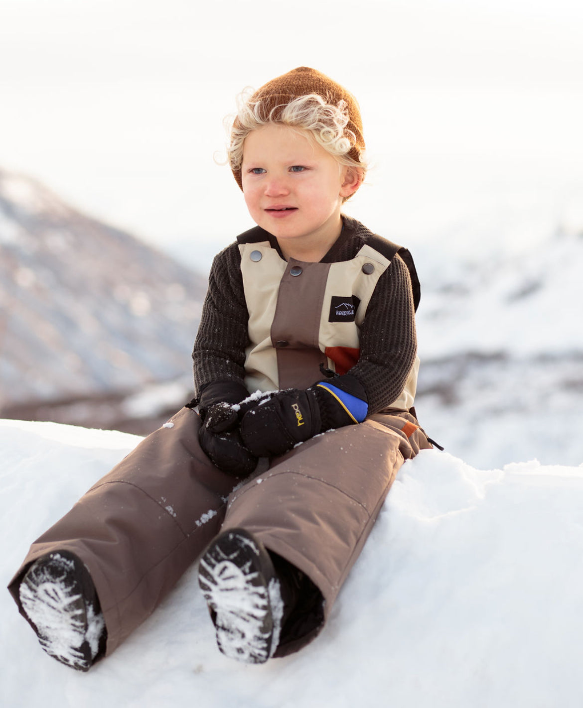 Keep the Littles Wild Waterproof Snow bib for youth and toddler | Playroom Avenue