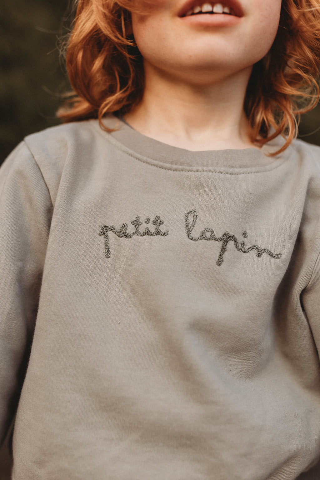 La Petit Lapin Finley | Cotton Fleece Sweatsuit Set | Petit Lapin | Mulled Basil | Playroom Avenue