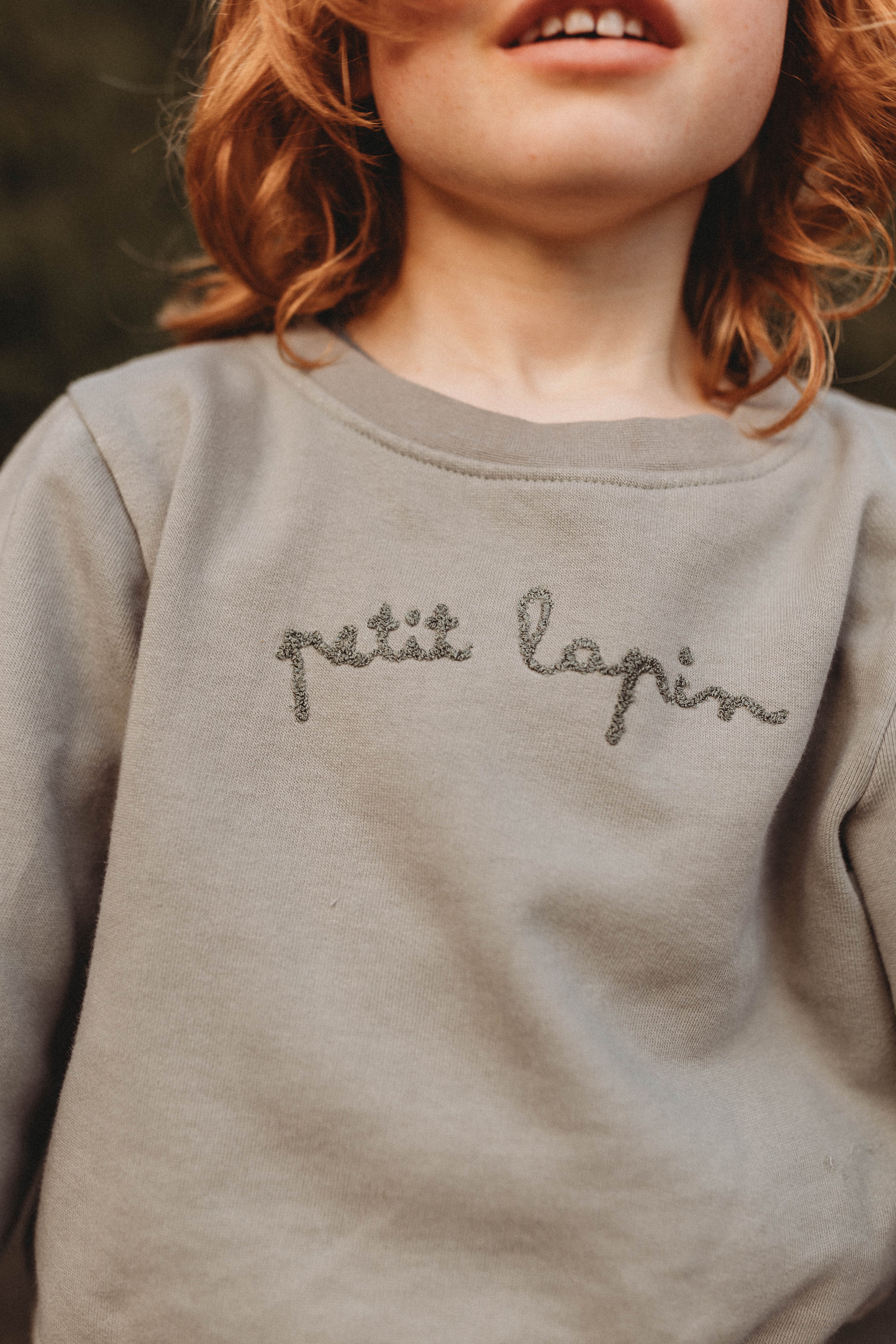 La Petit Lapin Finley | Cotton Fleece Sweatsuit Set | Petit Lapin | Mulled Basil | Playroom Avenue