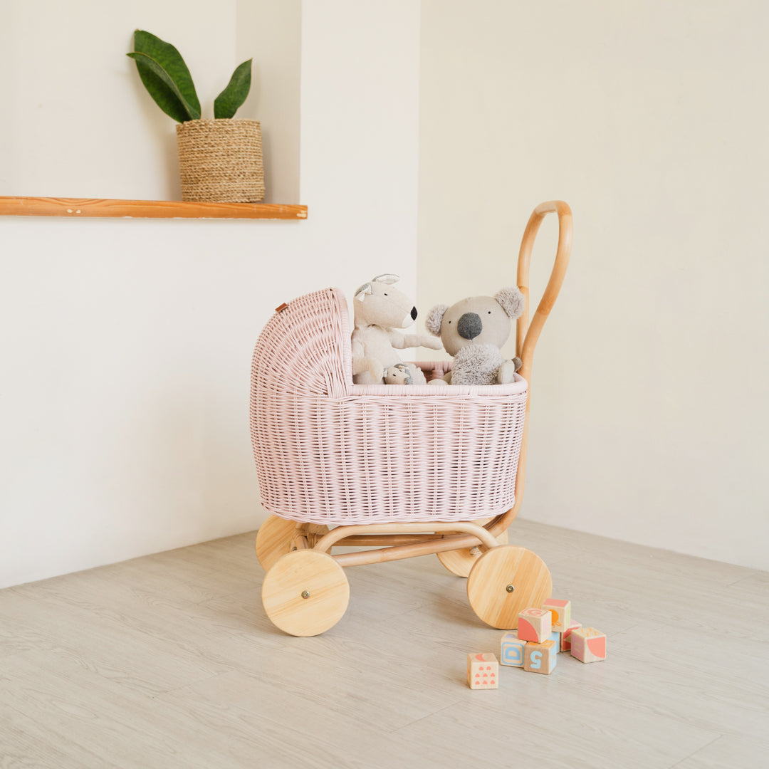 Momiji Colette Doll Stroller - Pink | Playroom Avenue