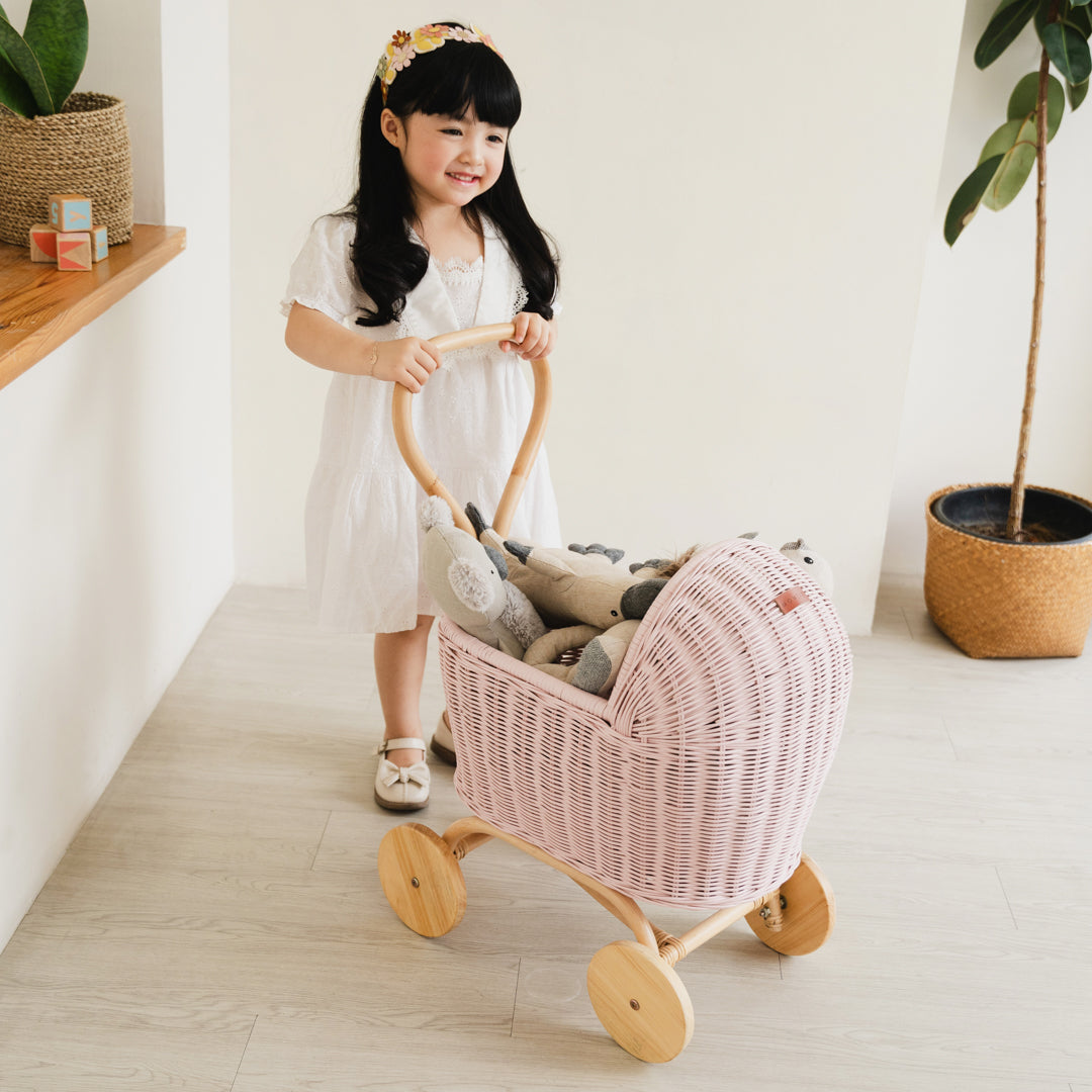 Momiji Colette Doll Stroller - Pink | Playroom Avenue