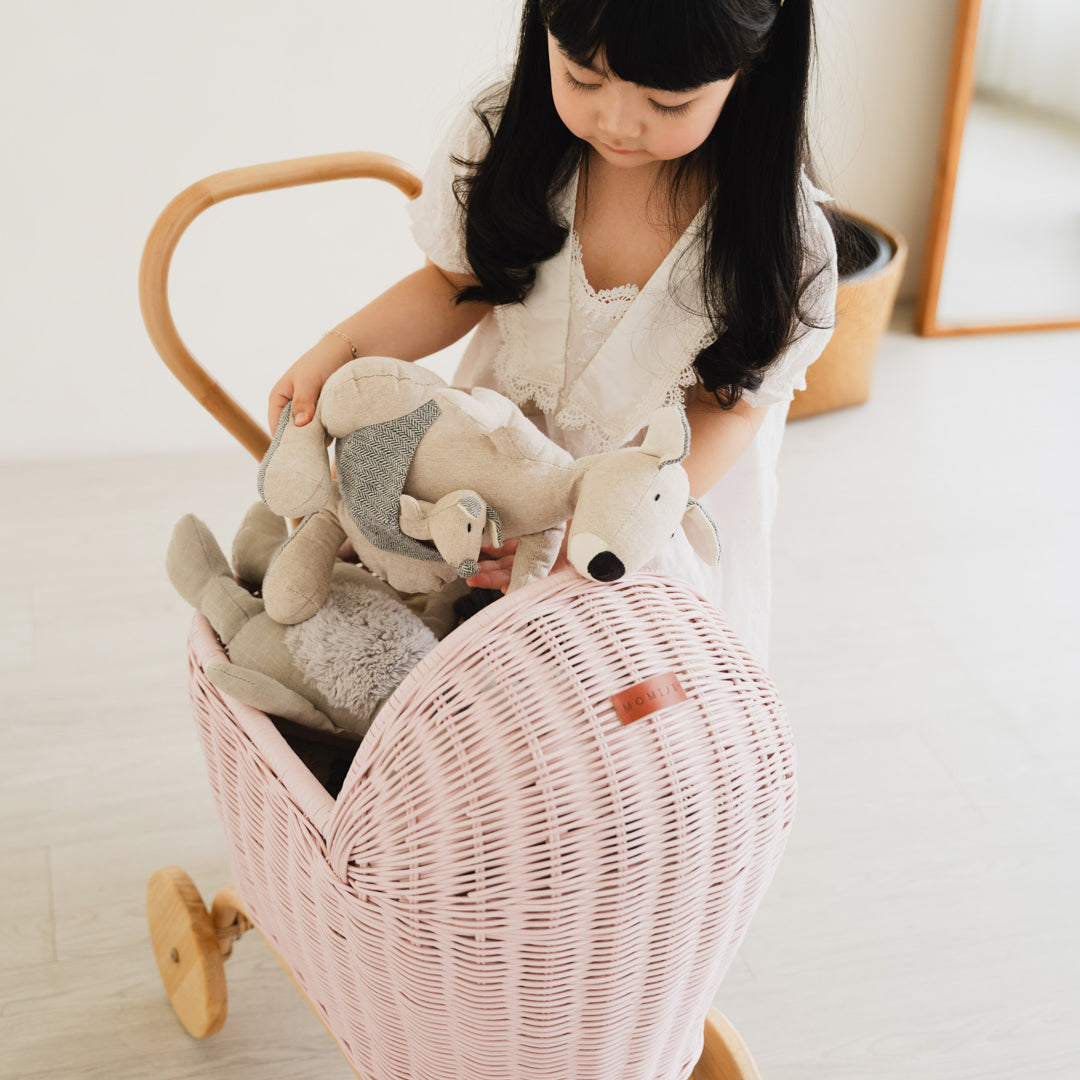 Momiji Colette Doll Stroller - Pink | Playroom Avenue