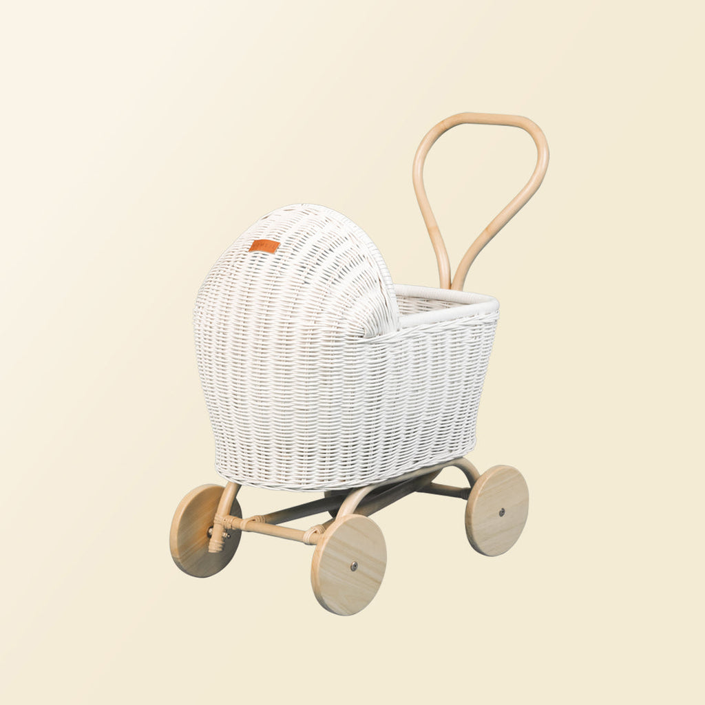 Momiji Colette Doll Stroller - White | Playroom Avenue