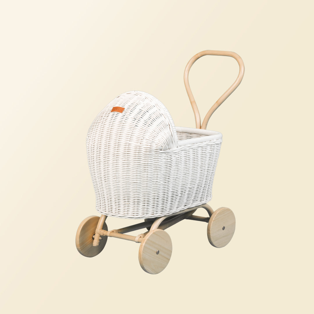 Momiji Colette Doll Stroller - White | Playroom Avenue
