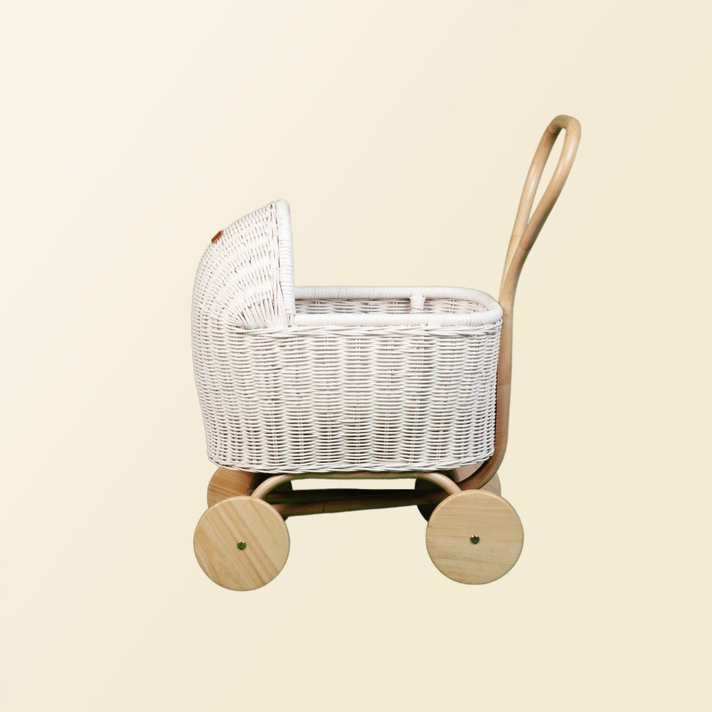 Momiji Colette Doll Stroller - White | Playroom Avenue