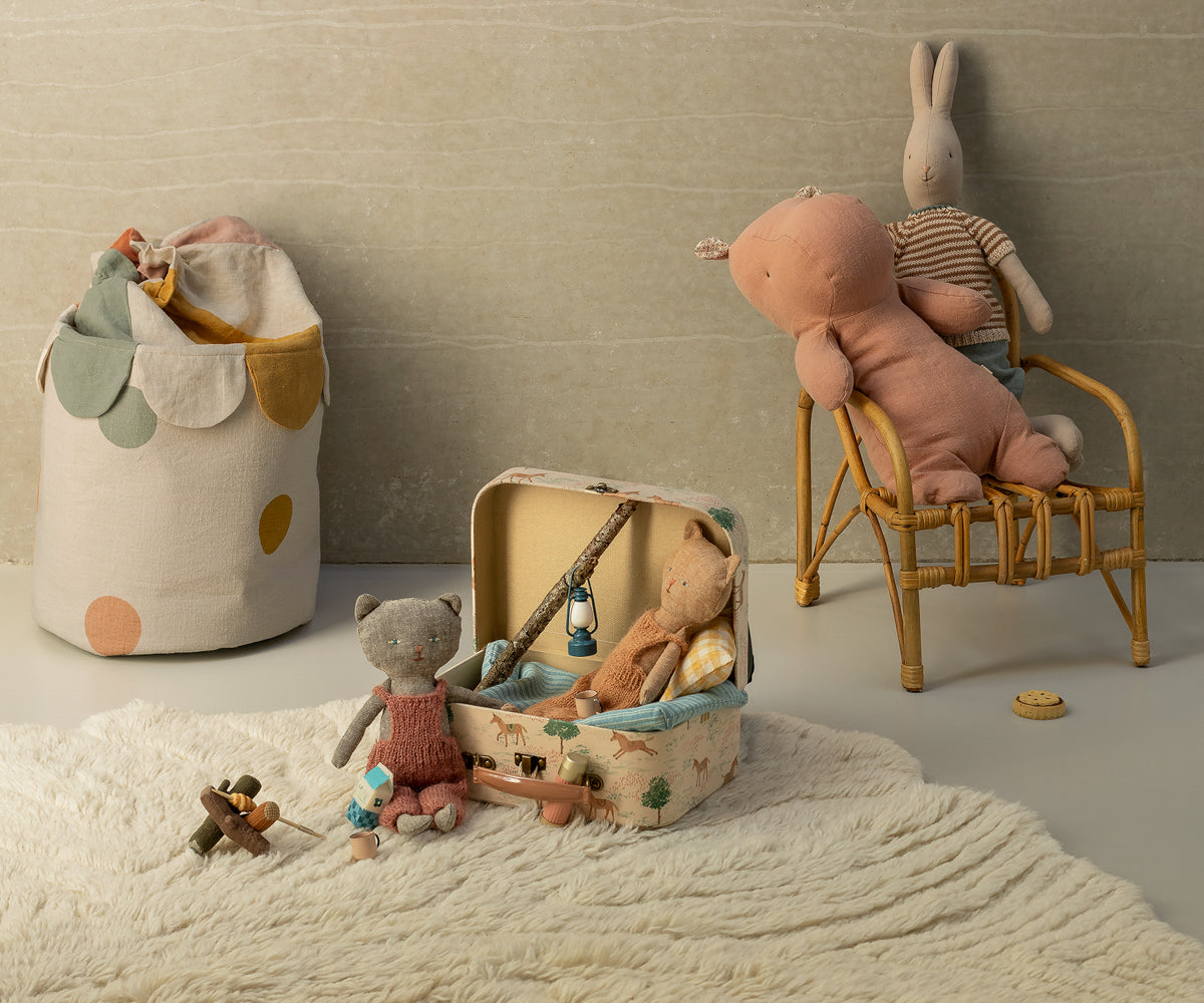 Maileg  Kitten in Overalls - Grey | Playroom Avenue