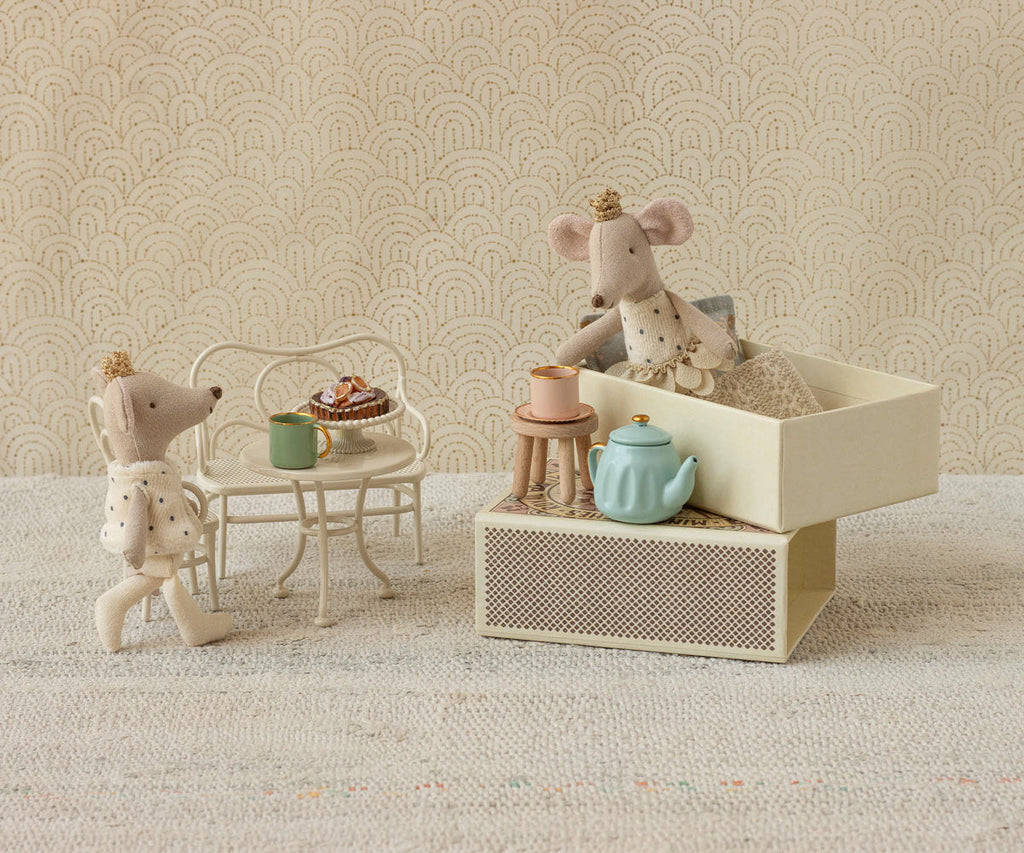 Maileg Royal twin mice, Little sister and brother in matchbox | Playroom Avenue